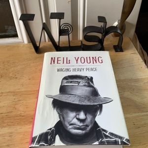Preloved Neil Young “Waging heavy peace.” Book